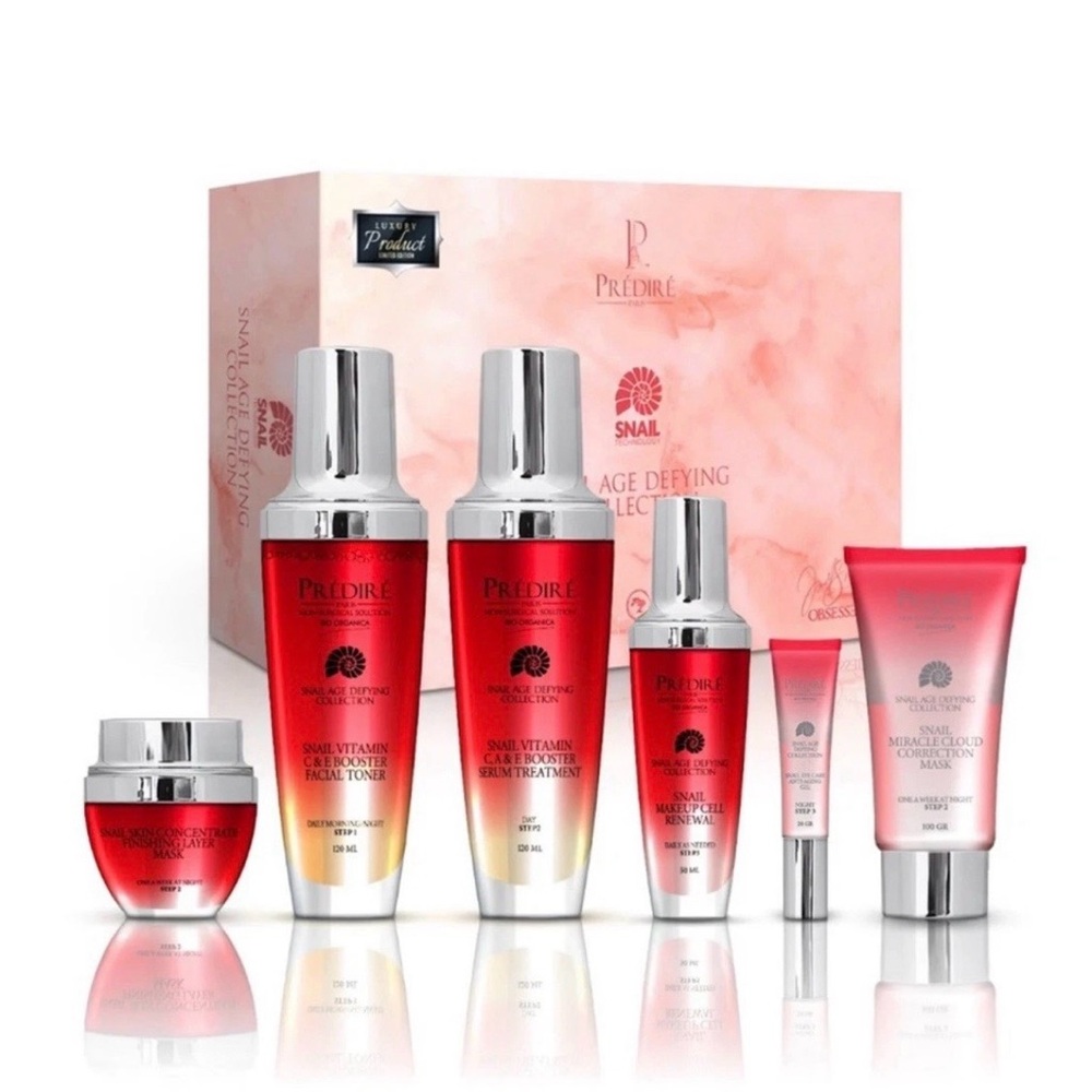 Predire Red Skincare Serum & Face Oil Collection